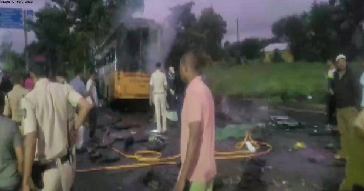 Maharashtra: 8 dead after bus catches fire in Nashik